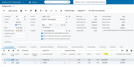 Visma Net priser automatisk