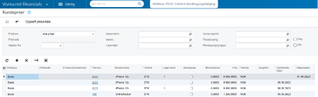 Visma Net opret prisaftale